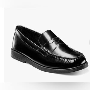 Florsheim CROQUET JR. Boys Moc Toe Penny Loafer big kid size 4M
